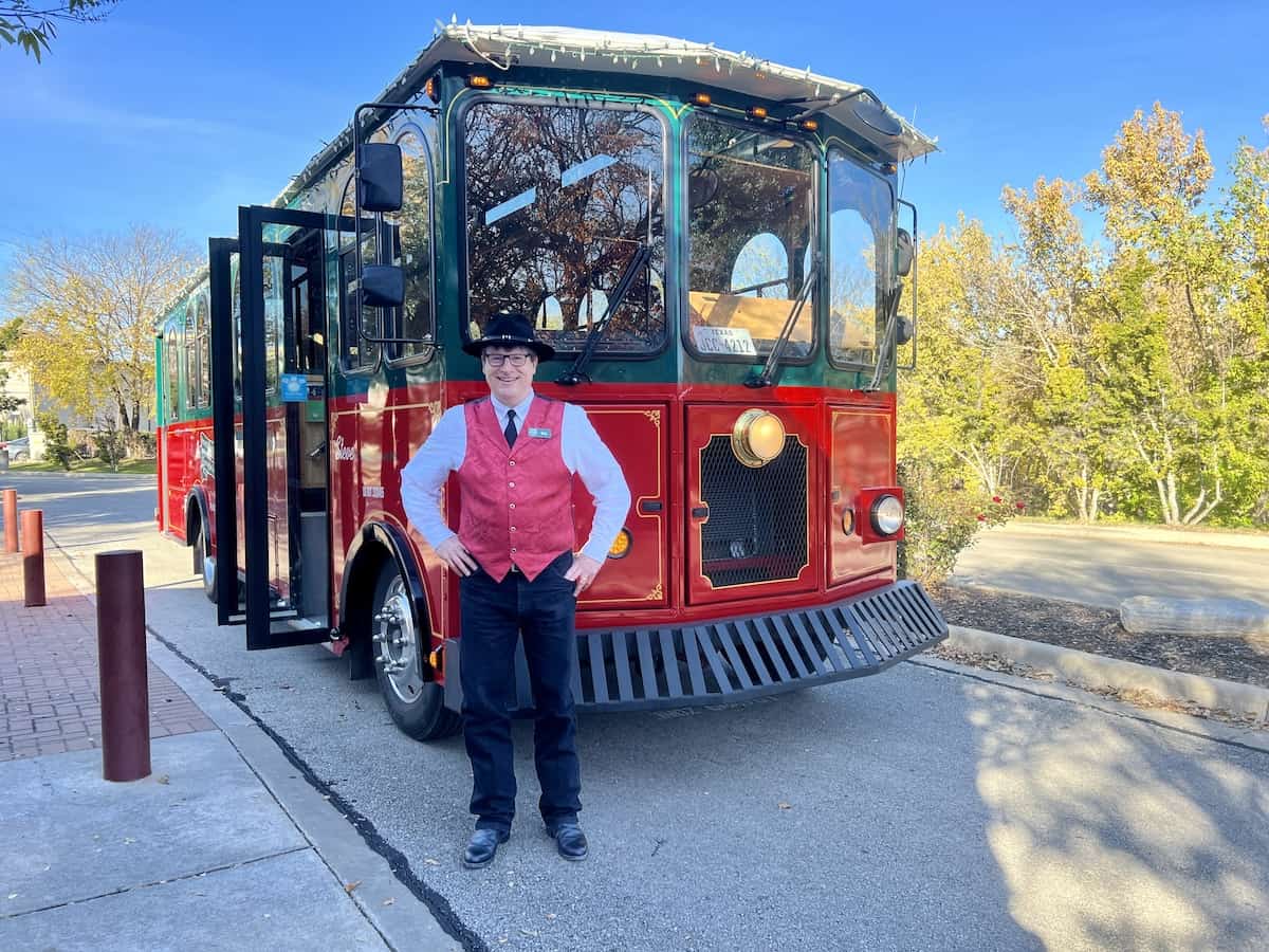 Fredericksburg Tours historian and trolley driver David D. Schafer