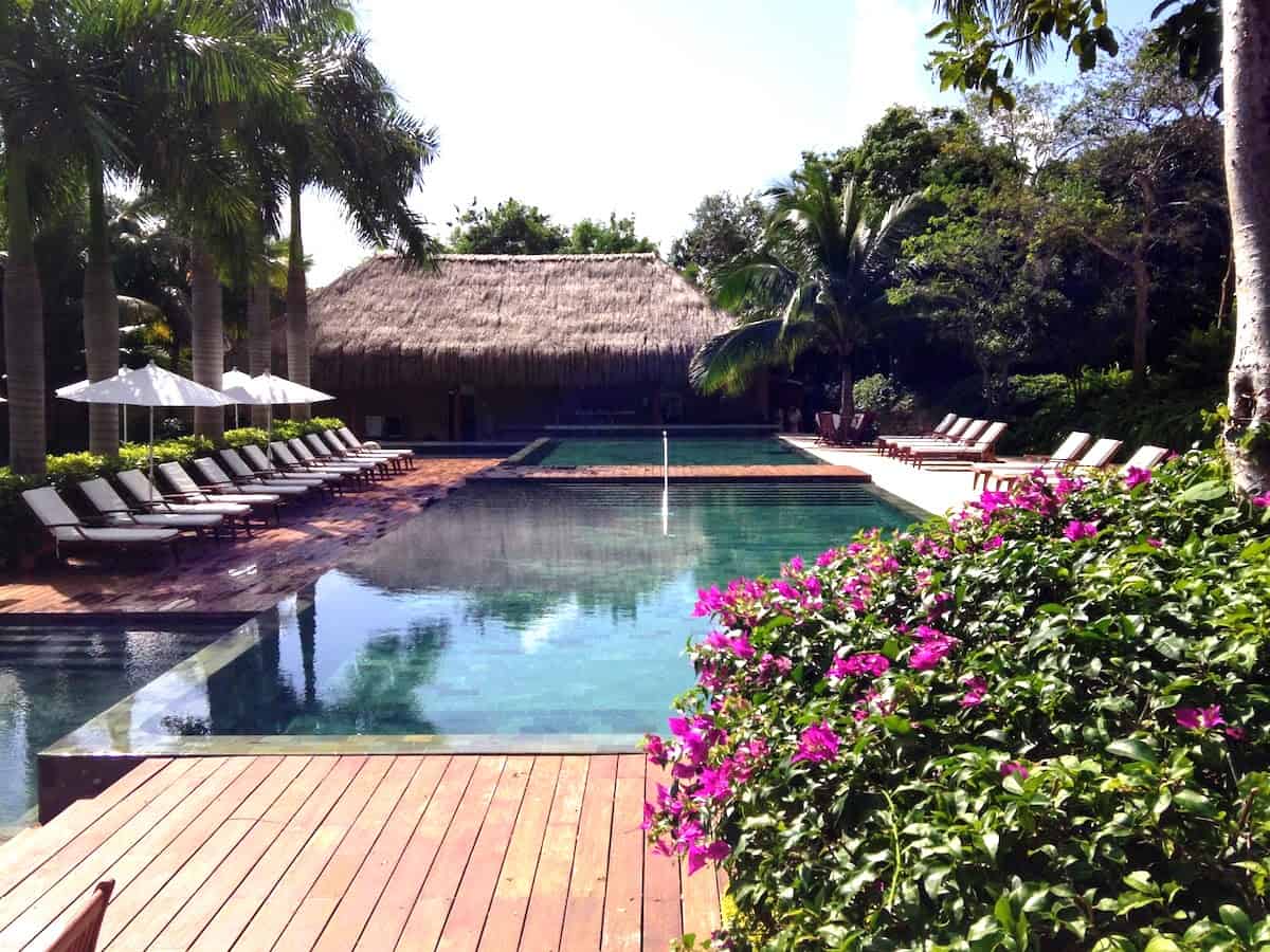 One of the pools at Grand Velas Riviera Maya