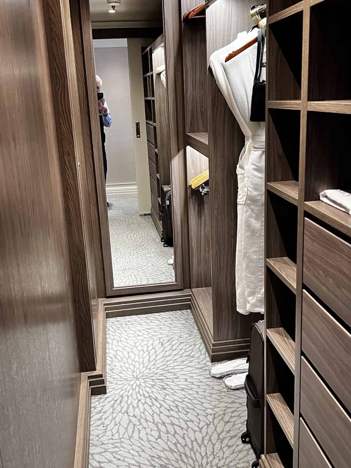 Walk-in closet with room to spare