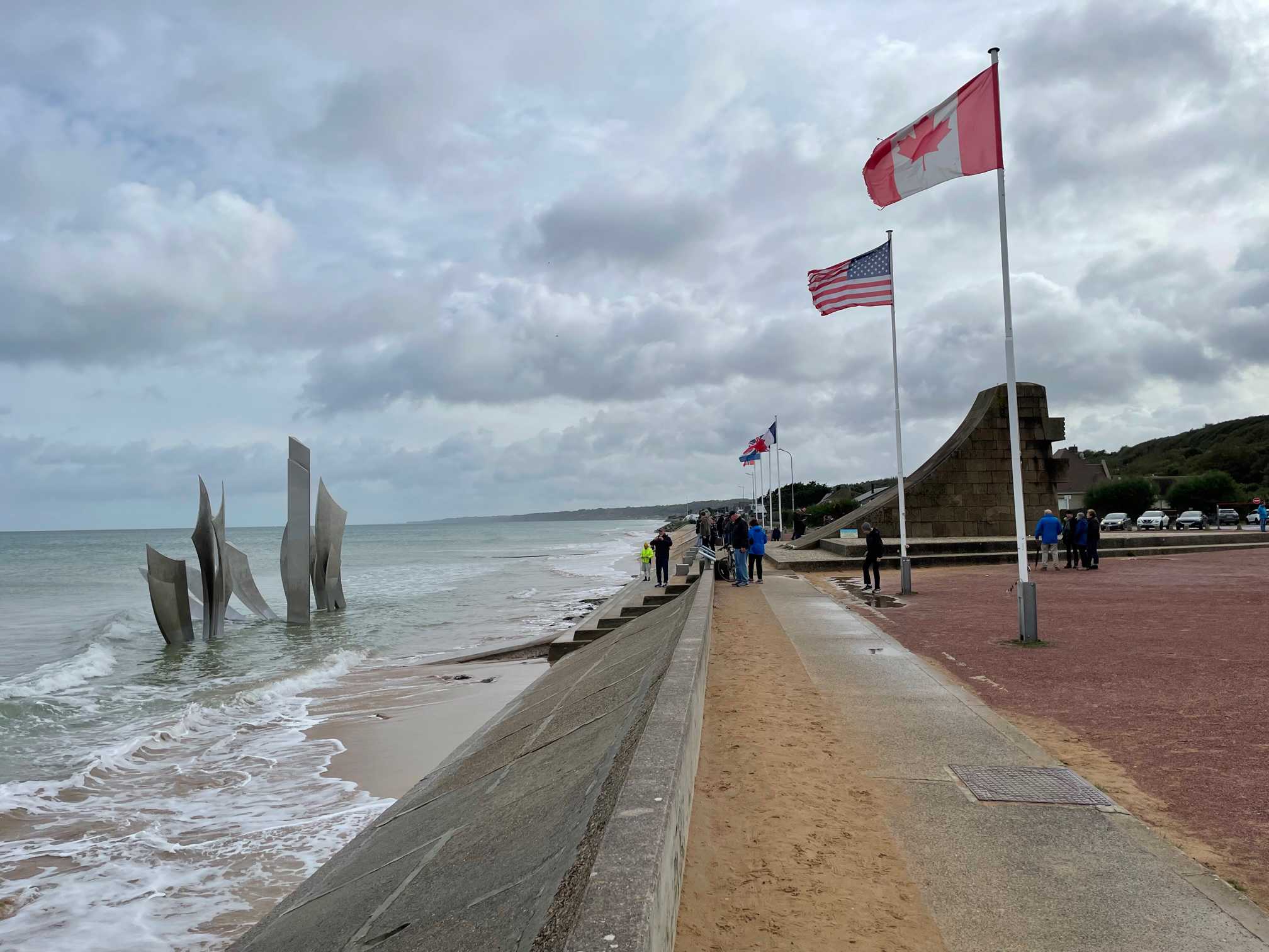 On Tauck River Cruies: Visiting one of the D-Day memorials along Normandy beaches